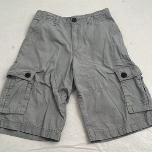 Urban Pipeline gray adjustable waist cargo shorts